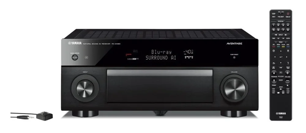 Yamaha Rx-A1080 A/V Receiver, 4K Ultra Hd, 7.2 kanal 170Ws Per kanal