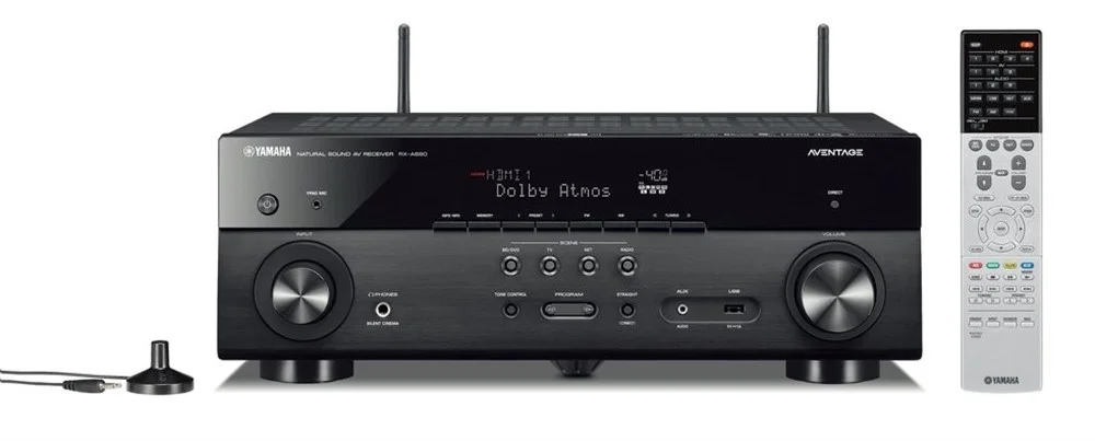 Yamaha Rx-A680 A/V Receiver, 4K Ultra Hd, 7.2 kanal 115Ws Per kanal