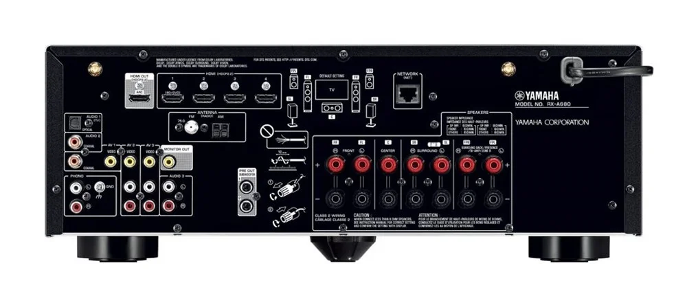 Yamaha Rx-A680 A/V Receiver, 4K Ultra Hd, 7.2 kanal 115Ws Per kanal