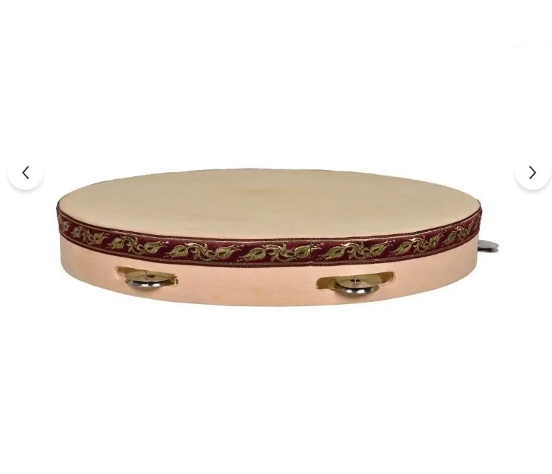 Ahşap Zilli Derili TEF 27-cm Orta boy