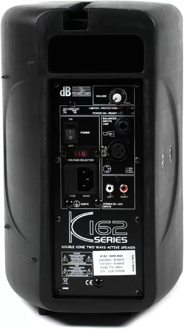 DB Technologies K162 Aktif Duvar Hoparlörü 2x6" 160W