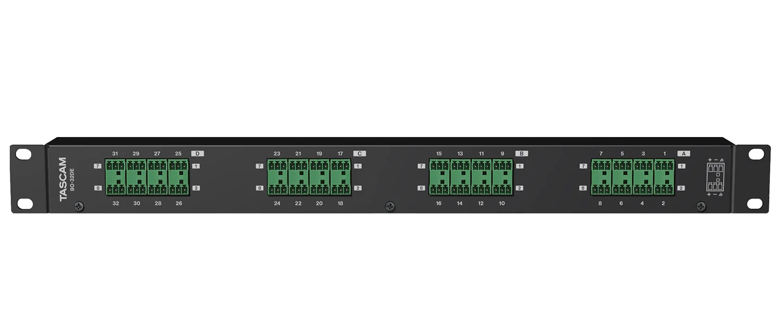 Tascam BO-32DE Breakout Box 32 *Euroblock to 4* SUB-D25