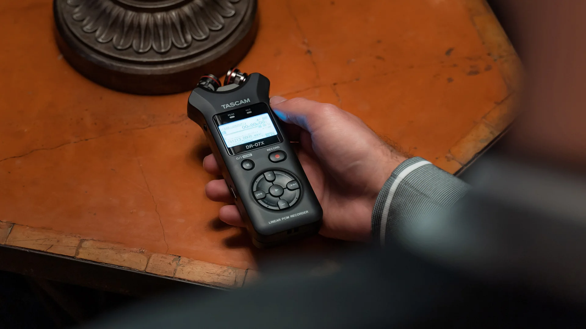 Tascam DR-07X Stereo Mikrofonlu Portatif Kayıt Cihazı Cardioid