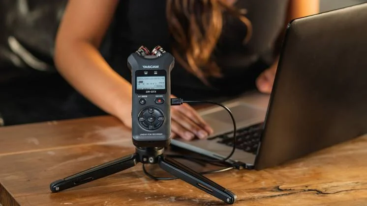 Tascam DR-07X Stereo Mikrofonlu Portatif Kayıt Cihazı Cardioid