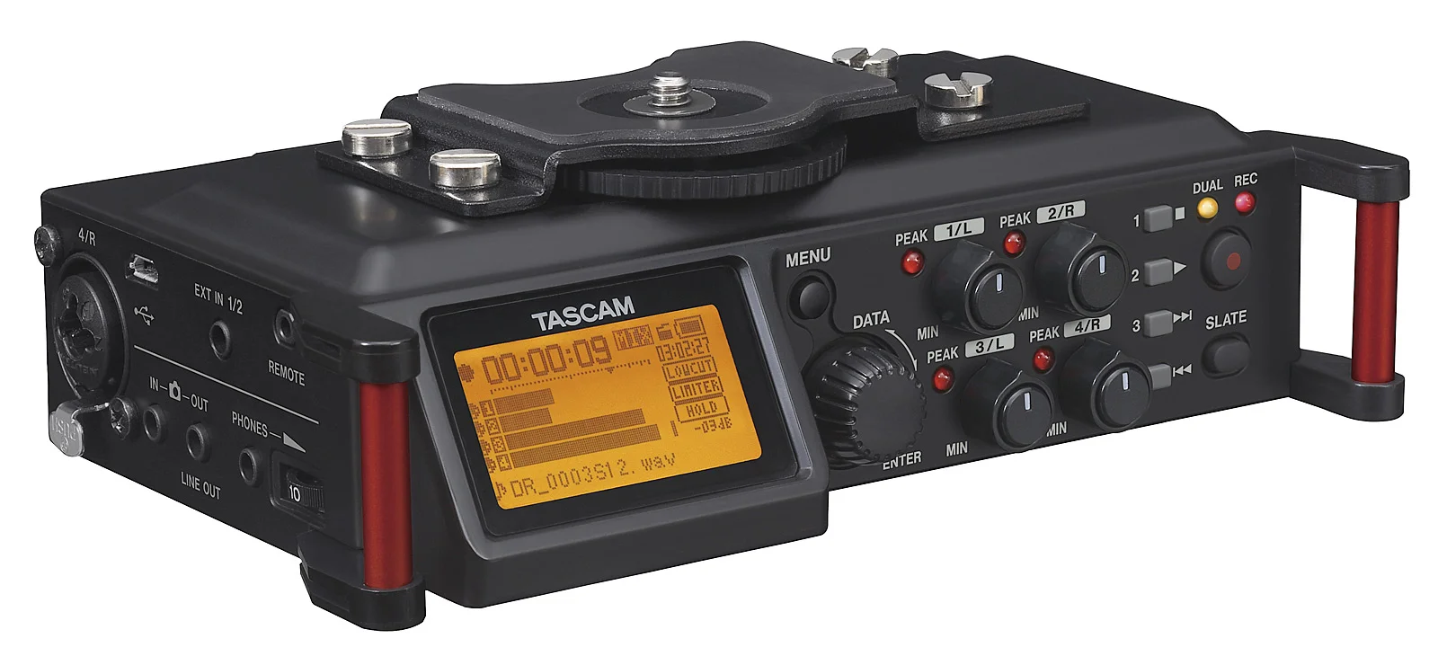 Tascam DR-70D DSLR Kameralar için Multi Track Audio Recorder