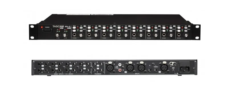 Tascam MH-8 8-Kanal Headphone Amp (19"/1U)