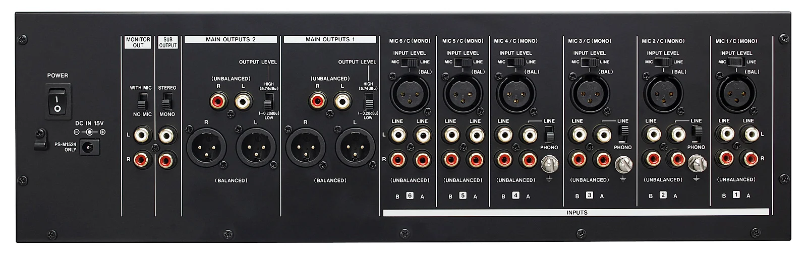 Tascam MZ-372 Mixer for Installation, 2-zone, 19", 3U