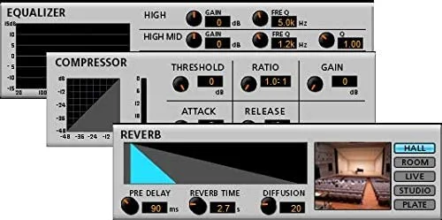 Tascam SERIES 208I USB-2.0 Audio-/MIDI-Interface, 20 In (4 Analog + 2 SMUX) and 8 Out, MIDI, DSP-MIxer