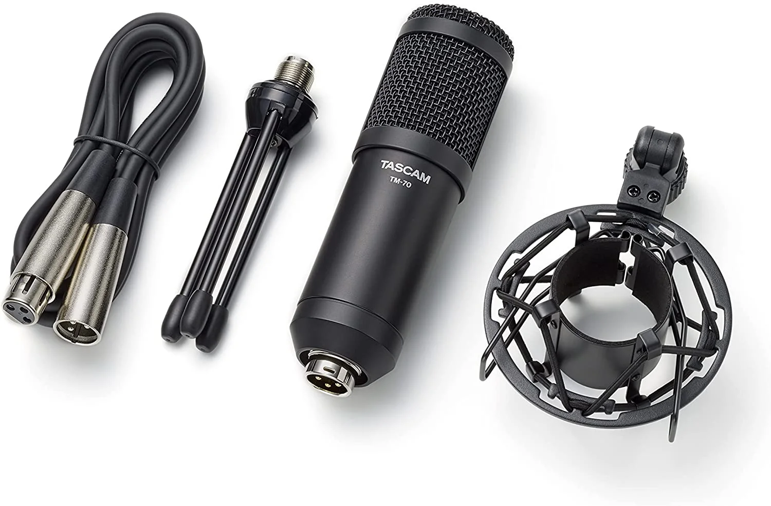 Tascam TM-70 Dinamik Mikrofon Seti Shockmount + Stand