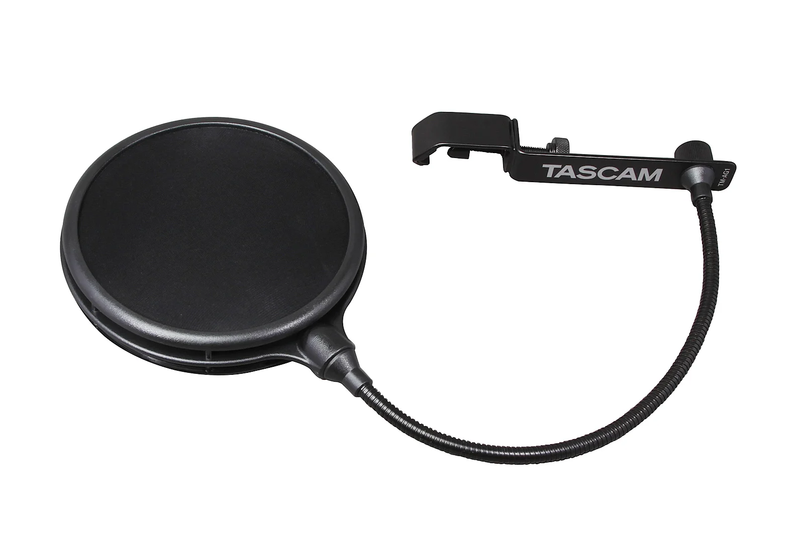 Tascam TM-AG1 Mikrofon pop filter incl. Gooseneck and mounting adapters